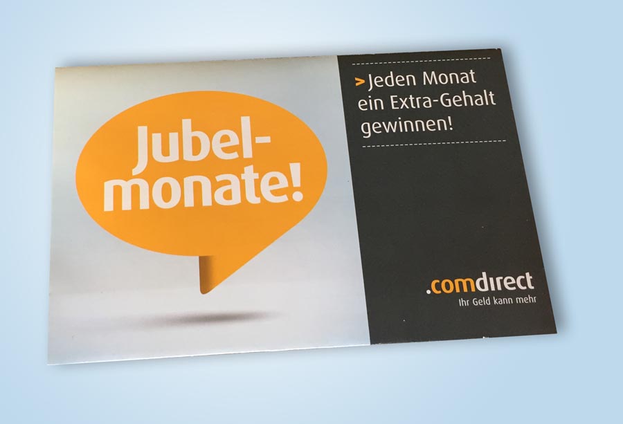 comdirect mailing girokonto