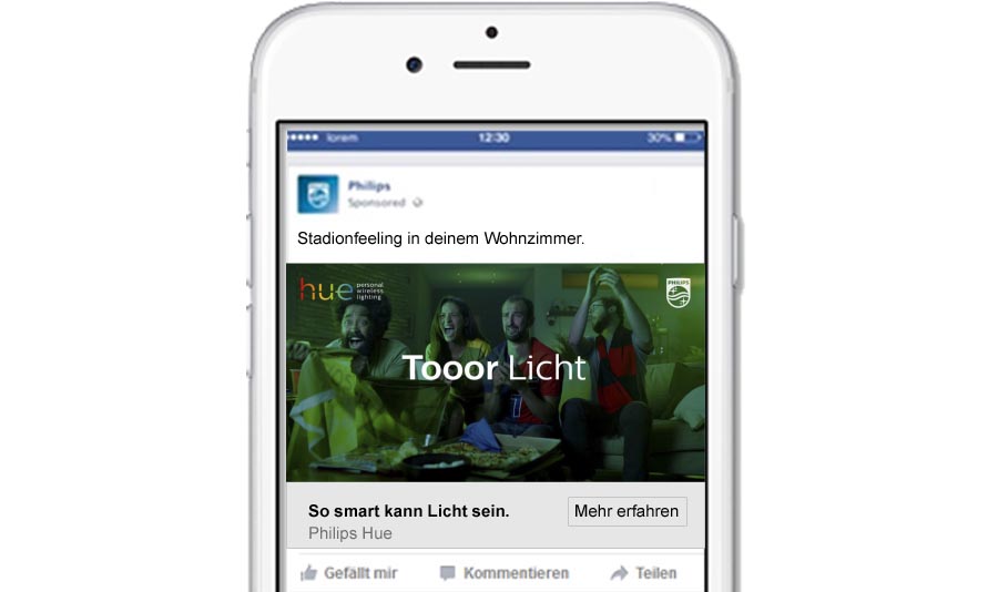 philips hue lighintg kampagne